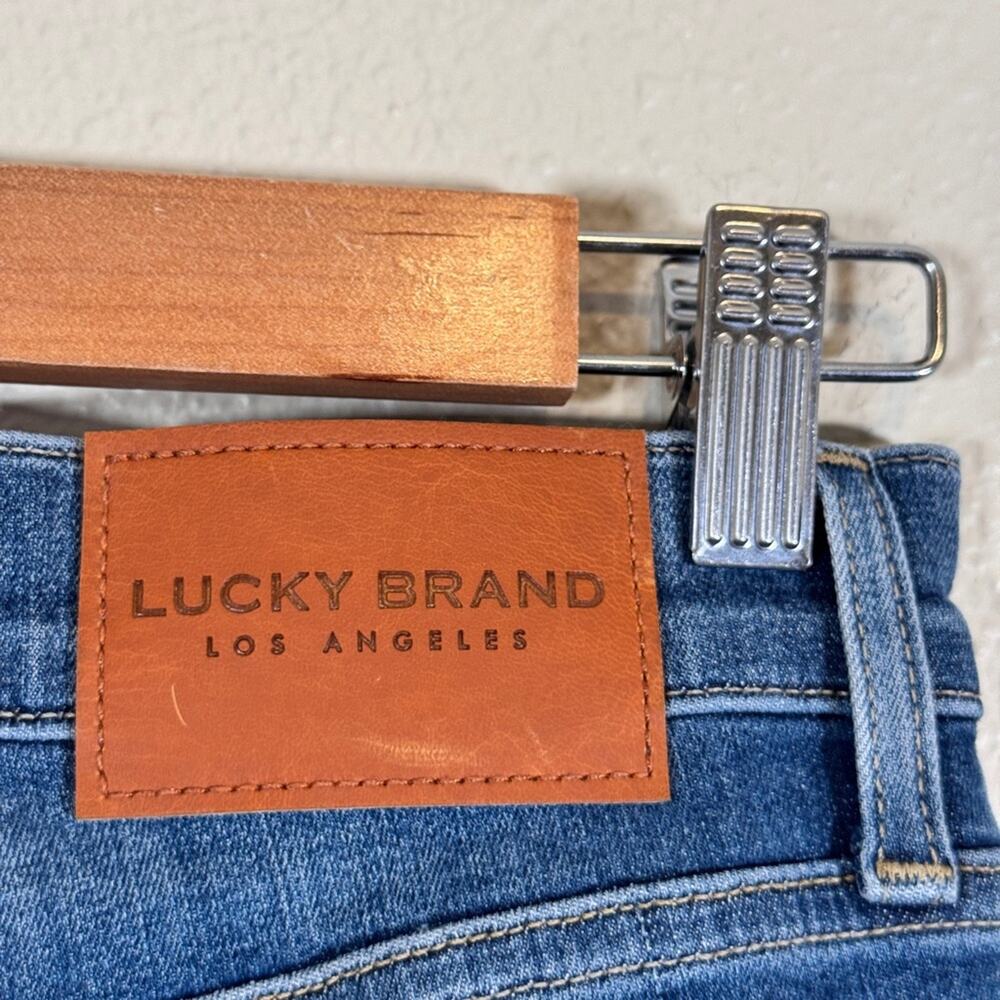 Lucky Brand Mid Rise Super Skinny Jeans Womens 10 Blue Denim Casual Classic - Picture 9 of 13